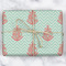 Chevron & Anchor Wrapping Paper Roll - Matte - Wrapped Box