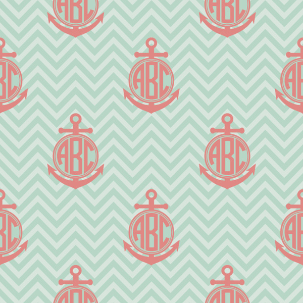 Chevron & Anchor Wrapping Paper Square