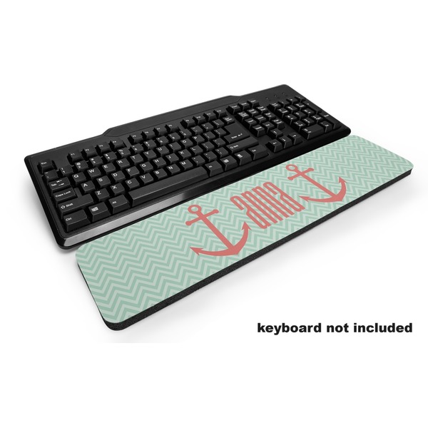 Custom Chevron & Anchor Keyboard Wrist Rest (Personalized)