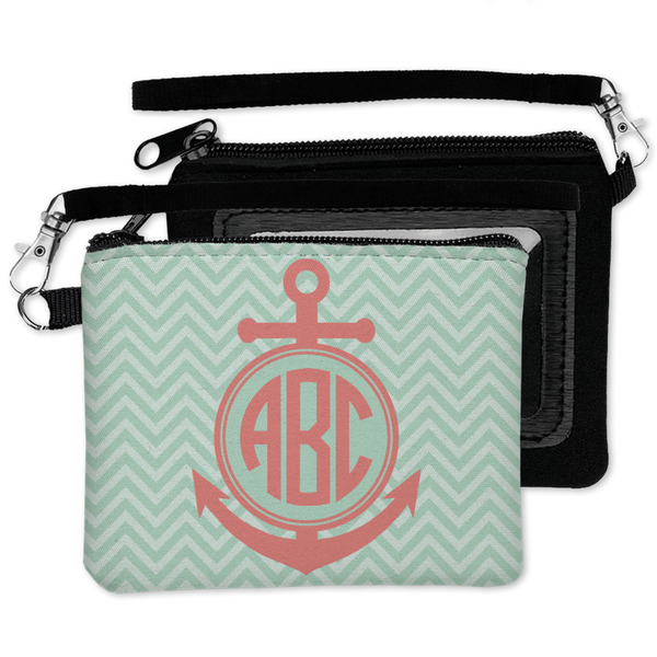 Chevron & Anchor Wristlet ID Cases - MAIN
