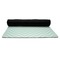 Chevron & Anchor Yoga Mat Rolled up Black Rubber Backing