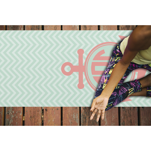 Chevron & Anchor Yoga Mats - LIFESTYLE