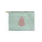 Chevron & Anchor Zipper Pouch - Small - 8.5"x6" (Personalized)