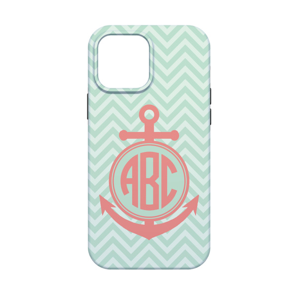 Chevron & Anchor iPhone 13 Mini Tough Case - Back