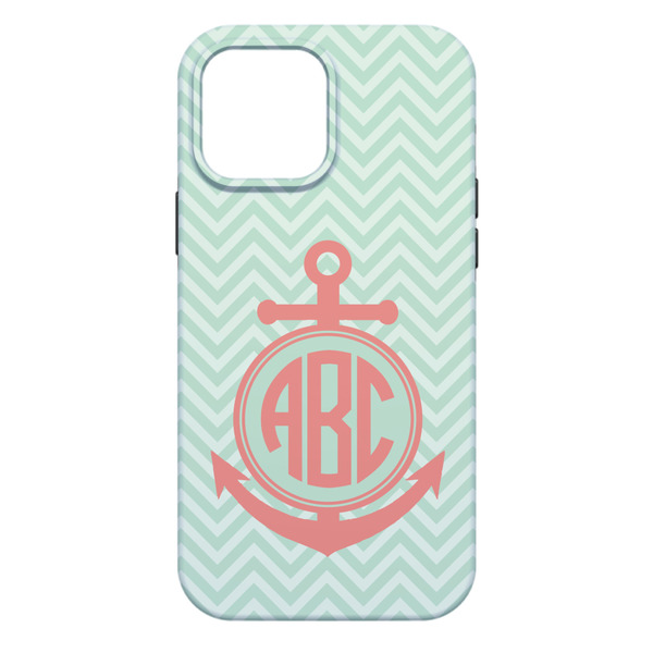 Chevron & Anchor iPhone 13 Pro Max Tough Case - Back