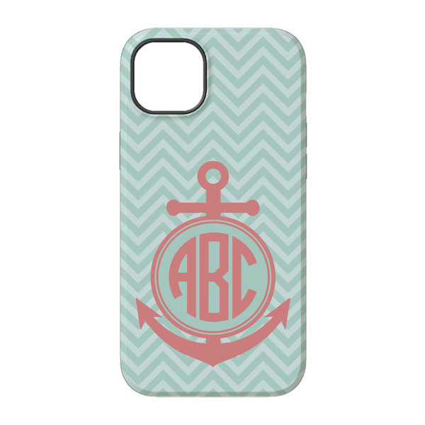 Chevron & Anchor iPhone 14 Pro Tough Case - Back