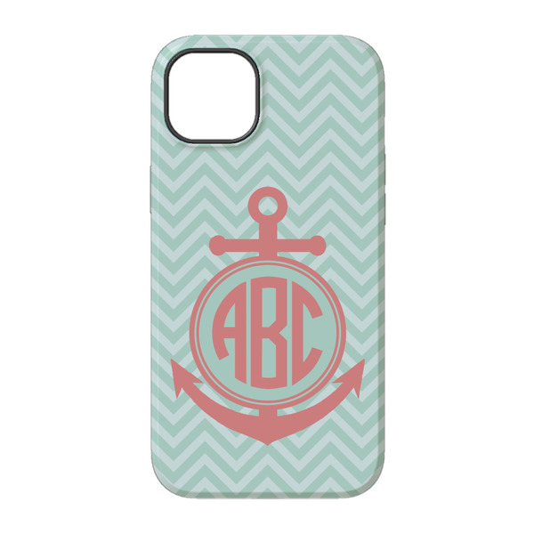 Chevron & Anchor iPhone 14 Tough Case - Back
