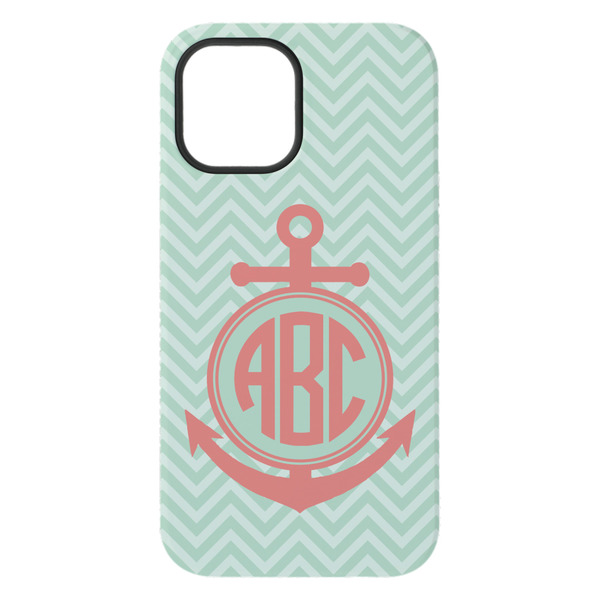 Chevron & Anchor iPhone 15 Plus Tough Case - Back