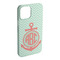Chevron & Anchor iPhone Case - Plastic - iPhone 15 Pro Max (Personalized)