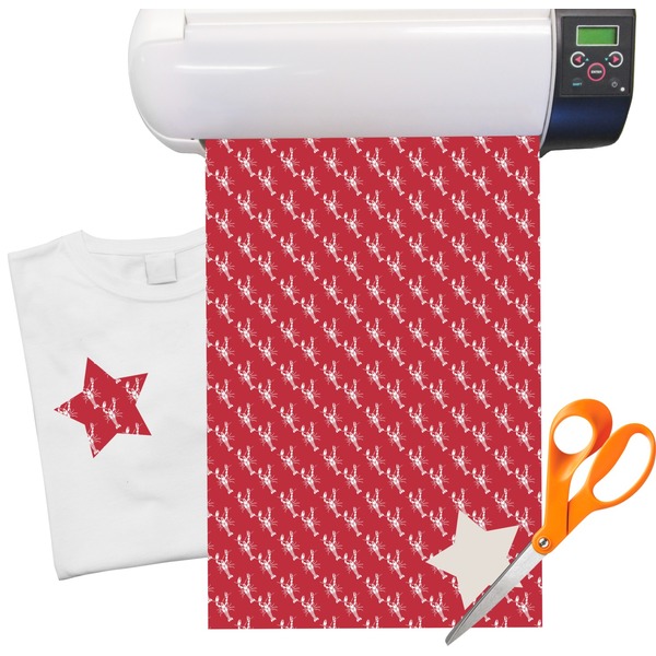 Custom Crawfish Heat Transfer Vinyl Sheet (12"x18")