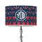 Anchors & Argyle 12" Drum Lampshade - ON STAND (Poly Film)
