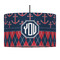 Anchors & Argyle 12" Drum Pendant Lamp - Fabric (Personalized)