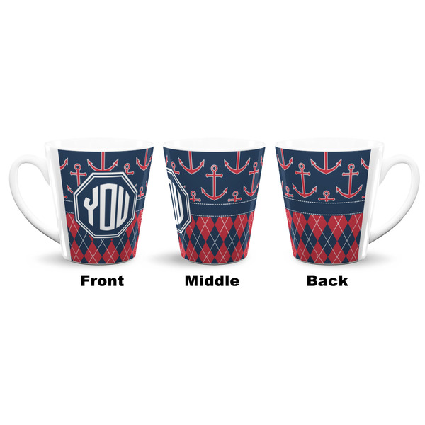 Anchors & Argyle 12 Oz Latte Mug - Approval