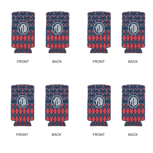 Anchors & Argyle 12oz Tall Can Sleeve - Set of 4 - APPROVAL