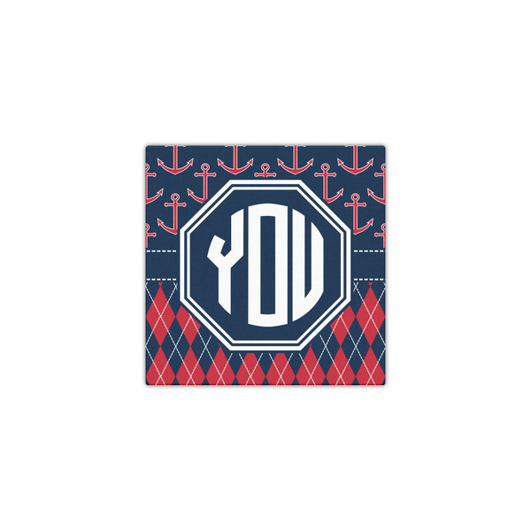 Anchors & Argyle 12x12 - Canvas Print - Front View