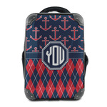 Anchors & Argyle 15" Hard Shell Backpack (Personalized)