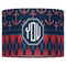 Anchors & Argyle 16" Drum Lampshade - FRONT (Fabric)