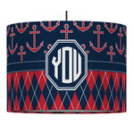 Anchors & Argyle 16" Drum Pendant Lamp - Fabric (Personalized)