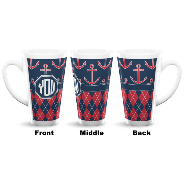 Anchors & Argyle 16 Oz Latte Mug - Approval