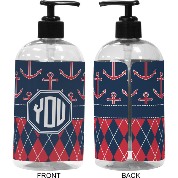 Anchors & Argyle 16 oz Plastic Liquid Dispenser (Approval)