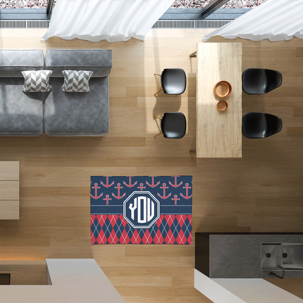 Anchors & Argyle 2'x3' Indoor Area Rugs - IN CONTEXT