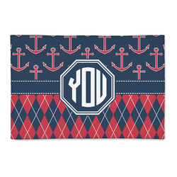 Anchors & Argyle 2' x 3' Indoor Area Rug (Personalized)