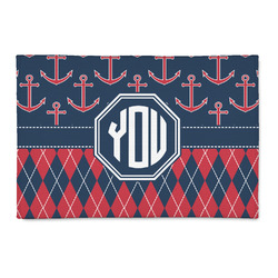 Anchors & Argyle 2' x 3' Patio Rug (Personalized)