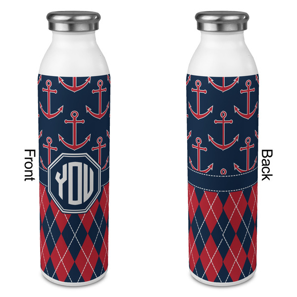 Anchors & Argyle 20oz Water Bottles - Full Print - Approval