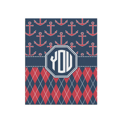 Anchors & Argyle Poster - Matte - 20x24 (Personalized)
