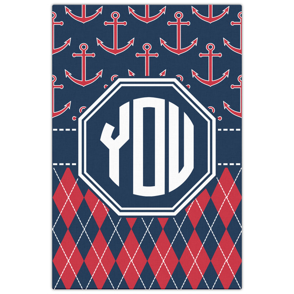 Anchors & Argyle 20x30 - Canvas Print - Front View