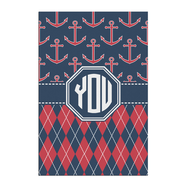 Custom Anchors & Argyle Posters - Matte - 20x30 (Personalized)