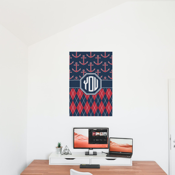 Anchors & Argyle 20x30 - Matte Poster - On the Wall