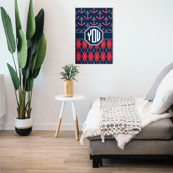 Anchors & Argyle 20x30 Wood Print - In Context