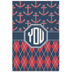 Anchors & Argyle Poster - Matte - 24x36 (Personalized)