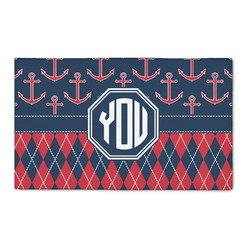 Anchors & Argyle 3' x 5' Patio Rug (Personalized)