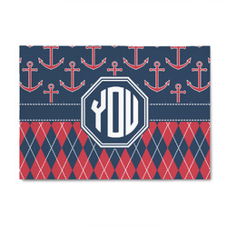 Anchors & Argyle 4' x 6' Indoor Area Rug (Personalized)