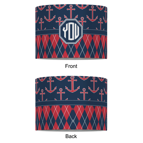 Anchors & Argyle 8" Drum Lampshade - APPROVAL (Fabric)