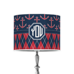 Anchors & Argyle 8" Drum Lamp Shade - Poly-film (Personalized)