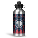 Anchors & Argyle Water Bottles - 20 oz - Aluminum (Personalized)