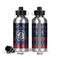 Anchors & Argyle Aluminum Water Bottle - Front and Back