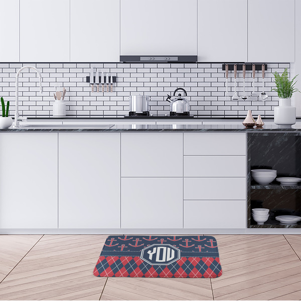 Anchors & Argyle Anti-Fatigue Kitchen Mats - LIFESTYLE