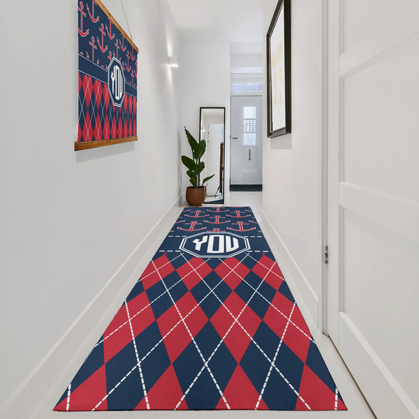 Anchors & Argyle Area Rug Sizes - In Context (vertical)