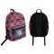 Anchors & Argyle Backpack front and back - Apvl