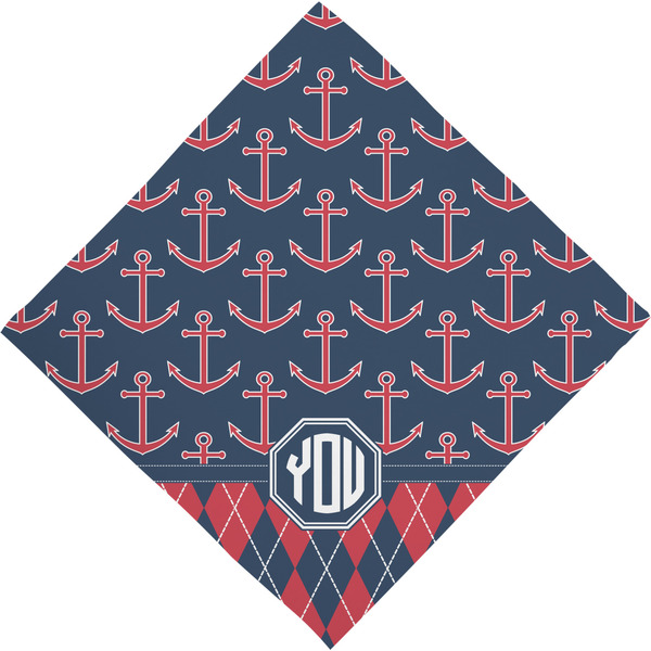 Anchors & Argyle Bandana - Full View