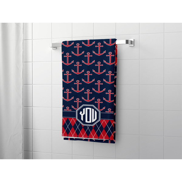 Anchors & Argyle Bath Towel - LIFESTYLE