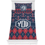 Anchors & Argyle Comforter Set - Twin (Personalized)