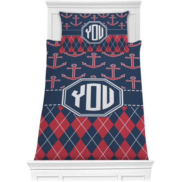Anchors & Argyle Bedding Set (Twin)