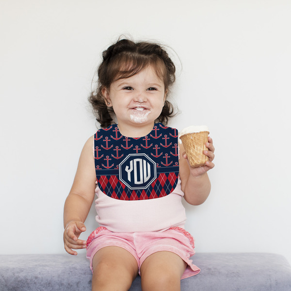 Anchors & Argyle Bib Lifestyle Girl