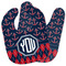 Anchors & Argyle Baby Bib w/ Monogram