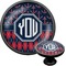 Anchors & Argyle Cabinet Knob (Black) (Personalized)